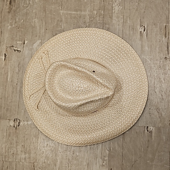 💕ERIC JAVITS💕 Sunshade Squishee Packable Straw Fedora Hat ~ OS Cream NWT - Picture 8 of 16